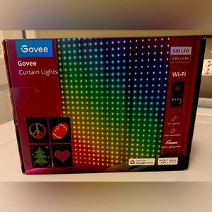 Govee Multi Colored 520 LED Wi-Fi Curtain Lights